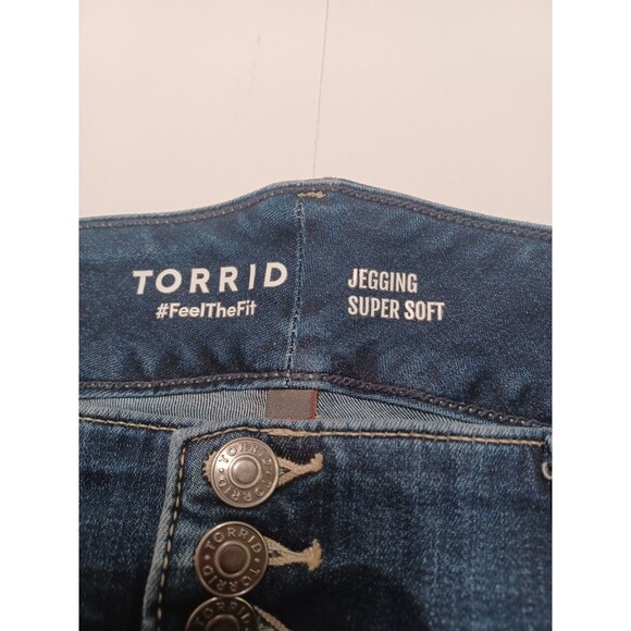 Torrid Women's Jegging Super Soft High-rise Jeans Size 18 26-in Inseam - Picture 6 of 9